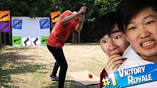 FRUIT GOLF FORTNITE CHALLENGE MET BROERTJE [upl. by Llechtim]