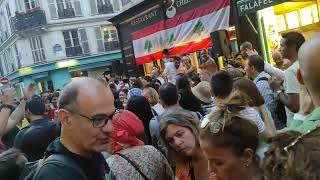 La danse libanaise sur des chansons libanaises à Paris France à loccasion de la fête de la musique [upl. by Balliol458]