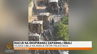 Izraelske snage ubile najmanje četiri Palestinca u noćnim racijama na Zapadnoj obali [upl. by Erdnuaed]