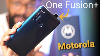 Motorola One Fusion Plus  Cheap Design with Good Features [upl. by Imehon848]