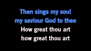 How Great Thou Art Karaoke Carrie Underwoodwmv [upl. by Hardwick288]