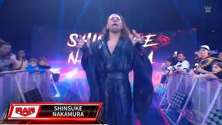 Shinsuke Nakamura Entrance  WWE Monday Night Raw March 25 2024 [upl. by Adihaj]