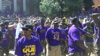 Omega Psi Phi Slow Motion Que at the Ques 100 [upl. by Evadne]