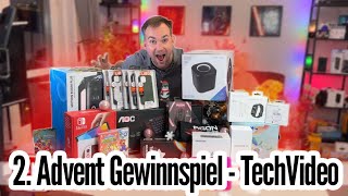 2 Advent Gewinnspiel mit HONOR  Nintendo  Anker amp mehr  TechVideo feiert 15 Jahre [upl. by Iliram]