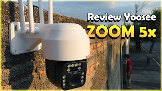 CAMERA IP YOOSEE 3MP ZOOM OPTICO E AUTOTRACKING REVIEW COMPLETO E TESTE [upl. by Lunna806]