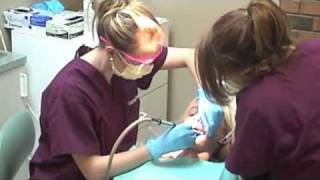 Learning to be a Dental Assistant at Chairside Dental Academy  First session Jan 2012 [upl. by Hinson1]