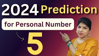 Prediction 2024 for Personal Number 5  2024 Prediction  Induuji Ke Remedies [upl. by Matthia137]