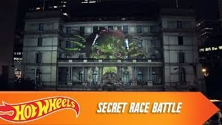 Secret Race Battle  3D Projection Mapping in Sydney  HotWheels [upl. by Toni]