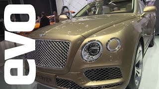 Bentley Bentayga at Frankfurt  evo MOTOR SHOWS [upl. by Yahsram]