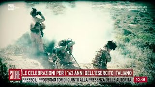 Le celebrazioni per i 163 anni dellesercito italiano  Storie italiane 03052024 [upl. by Aleina]