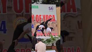 international yoga day yogaNISshorts yog dayolampics olampic paris [upl. by Teik]