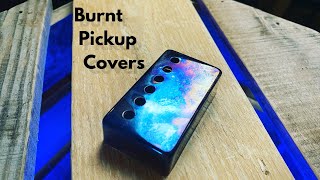 How to make burnt chrome humbucker covers [upl. by Naimerej161]