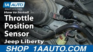 How To Replace Throttle Position Sensor 0206 Jeep Liberty [upl. by Trebreh]