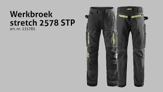 Alle highlights van de Fristads werkbroek stretch 2578 STP [upl. by Briana]