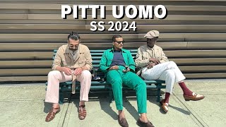 PITTI UOMO SS2024 【FIRENZE】ピッティ ウォーモ 春夏2024  Italian Mens Fashion [upl. by Favian]