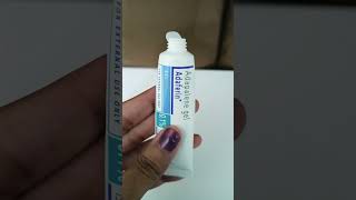 Adapalene gel for Acne🌸 Adaferin acne gel from Galderma to clear Acne amp Acne marks by Dermatologists [upl. by Laurena]