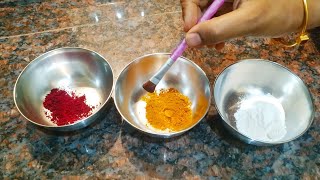 simple pooja room vasapadi kolam with rice flour  தமிழ்ப் புத்தாண்டு  வாசற்படி கோலம் [upl. by Iahc]