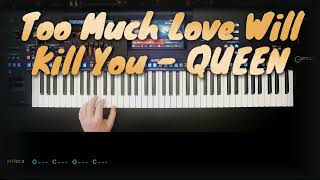 Too Much Love Will Kill You  Queen Cover eingespielt mit titelbezogenem Style auf Yamaha Genos 2 [upl. by Peppard722]