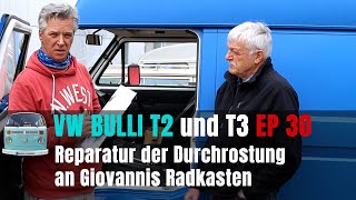 Individuelles Reparaturblech für den T2 und Radlauf schweißen am T3 EP 30  Deutsch [upl. by Finzer539]