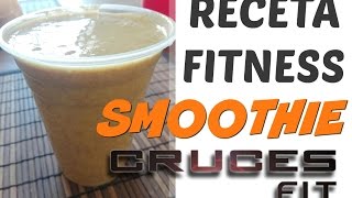 RECETAS FIT SMOOTHIE CRUCES FIT  BATIDO POST ENTRENAMIENTO [upl. by Yojal]