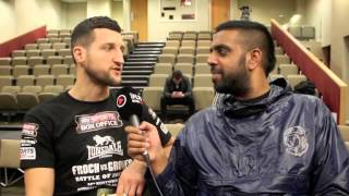 CARL FROCH  I AM REALLY LOOKING FORWARD TO HITTING HIM GROVES HARD IN THE FACE  FROCH v GROVES [upl. by Ahcirt]