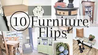 10 Furniture Flips Making A Beautiful Home [upl. by Eulalee]