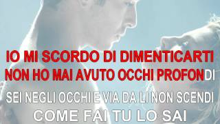 Occhi Profondi  Emma Marrone  Karaoke con testo [upl. by Ollayos]