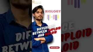 What is the difference between haploid and diploid in biology k2institute shorts  Fanesh sir [upl. by Thurmond]