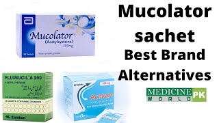 Mucolator sachetAcetylCysteine brand alternatives available in market [upl. by Bower]