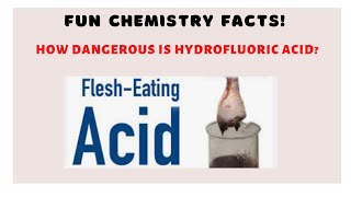 Inorganic chemistry  Can hydrofluoric acid dissolve a human shorts [upl. by Darill]