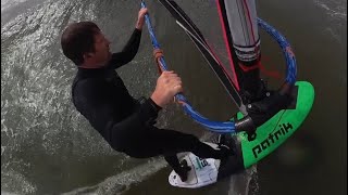 Windsurfing  first impressions Patrik freestyle board 2023 [upl. by Ebony293]