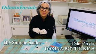 Diluição da toxina Botulínica [upl. by Tice571]