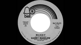 1975 HITS ARCHIVE Mandy  Barry Manilow a 1 recordmono 45 [upl. by Yelha]