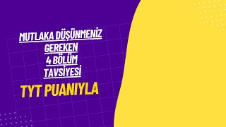 TYT PUANIYLA SEÇEBİLECEĞİNİZ EN İYİ 4 BÖLÜM  YKS 2023  2 YILLIK ÖN LİSANS BÖLÜMLERİ [upl. by Enyawal930]