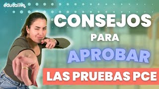 CONSEJOS para PREPARAR las Pruebas PCE y Aprobar 🚀 [upl. by Aihk]