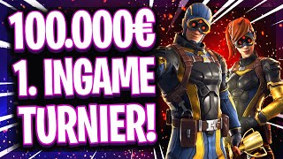 🏆😱ERSTES 100000 TURNIER IM SPIEL  🌍Fortnite Weltmeisterschaft Test Turnier [upl. by Purington]