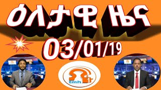 ዕለታዊ ዜና 03012019 TMH TigraiMediaHouse [upl. by Egiarc]