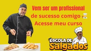 Aprenda a fazer salgados deliciosos  Escola de salgados [upl. by Uok]