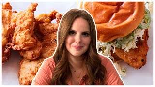 CraveWorthy Fried Chicken Sandwich  CraveWorthy Eats  Food Network [upl. by Kiele141]