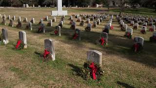 Wreaths Across America Andersonville National Cemetery 2022 [upl. by Jaala]