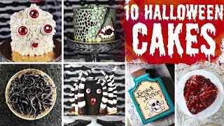 10 More Amazing amp Easy Halloween Cakes [upl. by Yesrod661]