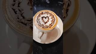 latte coffee art chocolate coffee art barista coffee ❤️❤️ [upl. by Dorrie]