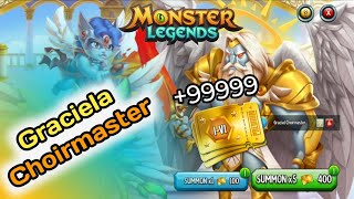 MONSTER LEGENDS GRACIEL CHOIRMASTER NEW ANCESTOR MONSTER gaming monsterlegends [upl. by Beisel639]