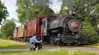 Walkersville Southern Railroad Photo Charter 2023  Final Days of Steam  TSMGL Train Video [upl. by Ardnossak]