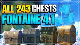 ALL Chest Locations in Fontaine 41  In Depth Follow Along 【Genshin Impact】 [upl. by Inohs]