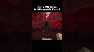 Girls VS Boys part3 indiangamer hindigameplay minecraftfunny funny [upl. by Letniuq603]