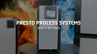 PRESTO  Safety settings  JULABO [upl. by Rap]