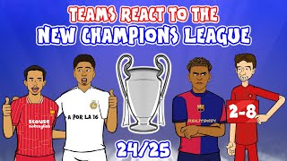 🏆2425 CHAMPIONS LEAGUE DRAW🏆 Teams React [upl. by Asira]