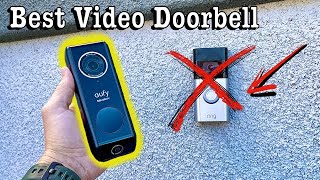 BEST Video Doorbell 2024 with No Subscription Required Eufy Dual Camera Doorbell Installation Memory [upl. by Yssis]