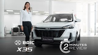 Baic X35 moderno diseño y equipamiento totalmente renovado 2MinutesReview [upl. by Emelda]